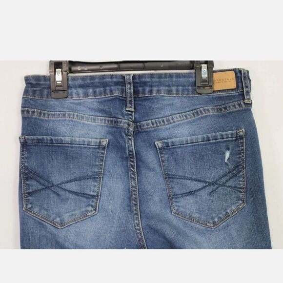 AEROPOSTALE HIGH WAISTED JEGGING DISTRESSED JEANS WOMEN'S SIZE 6 - Picture 6 of 9